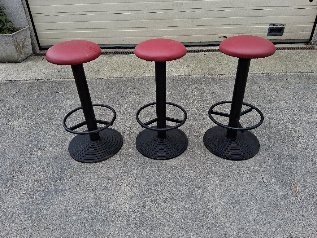 beaux tabourets de bar originaux en fonte, Enlèvement