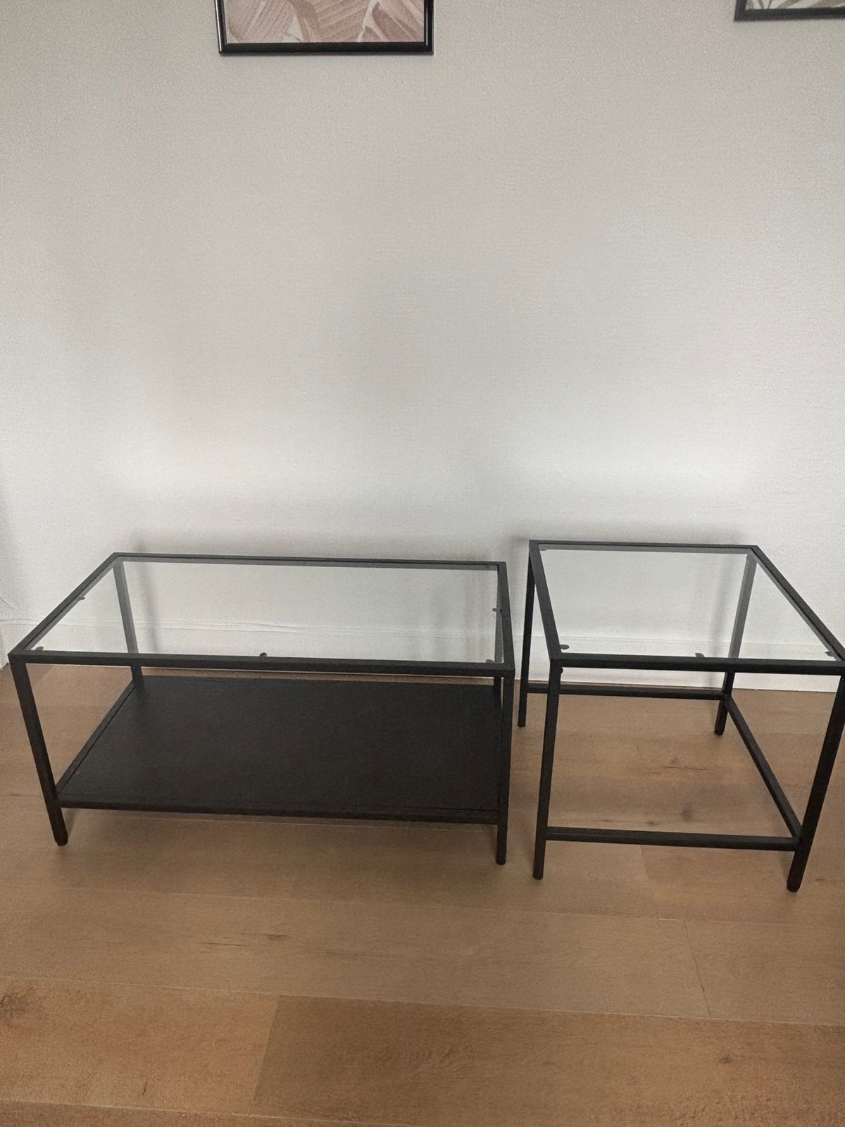Table basse ikea 2 parties, Enlèvement, Utilisé, Rectangulaire, Verre