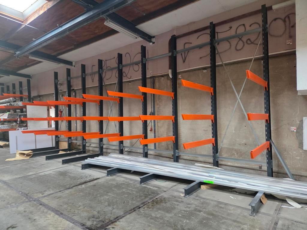 Br draagarmstelling enkelzijdig 4.0x1.5m gebruikt als nieuw!, Enlèvement