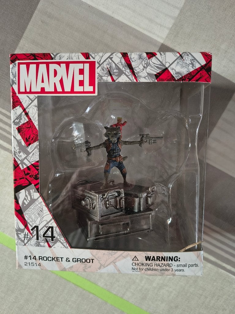 schleich marvel actiefiguur 14 rocket & groot 21514 zeldzaam, Kinderen en Baby's, Ophalen of Verzenden