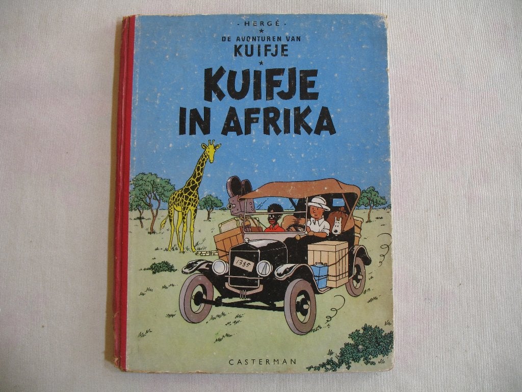Kuifje in Afrika, HC, 1954, Boeken, Eén stripboek, Ophalen of Verzenden