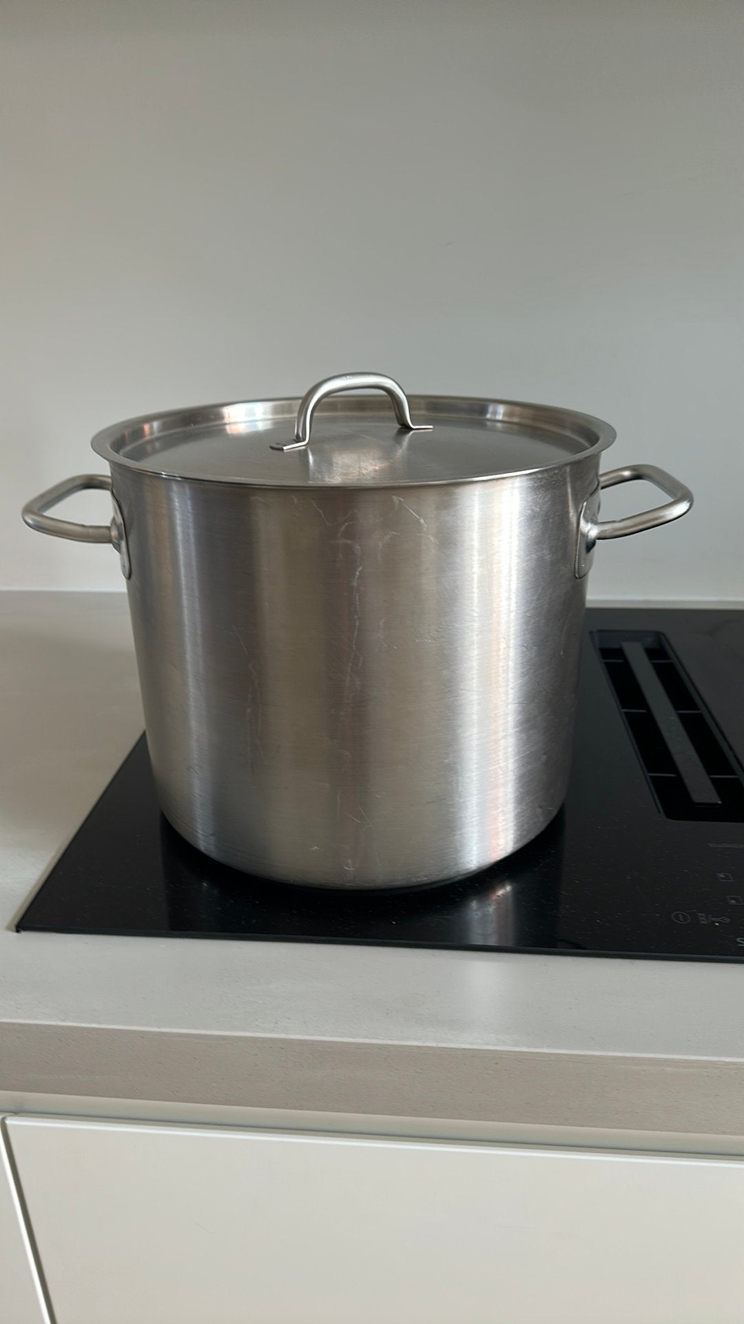 Grande casserole, Maison & Meubles, Cuisine | Casseroles & Poêles, Enlèvement, Utilisé, Inox, Casserole ou Cocotte-minute