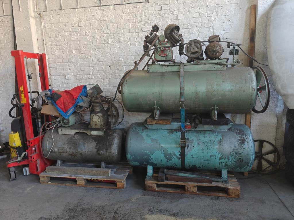 Lot 3 de compresseur deux 500litres et1 de 200litres, Bricolage & Construction, Compresseurs