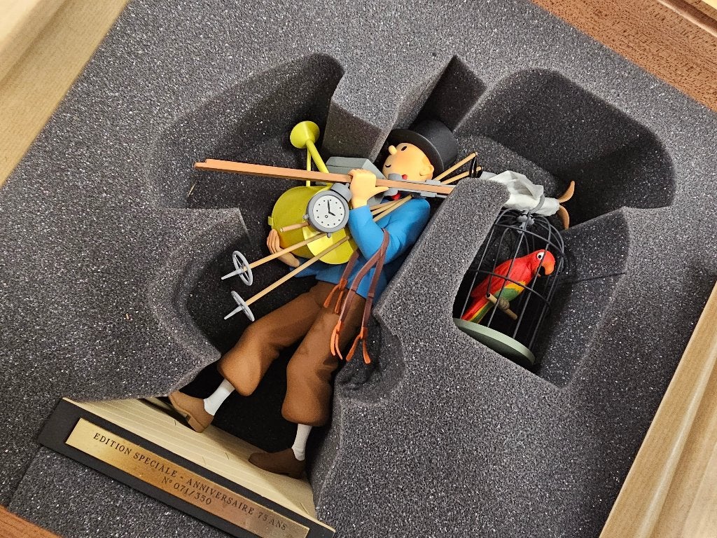 Tintin  "Bric à Brac" 2004  25cm couleur  350 ex. numérotés, Collections, Enlèvement