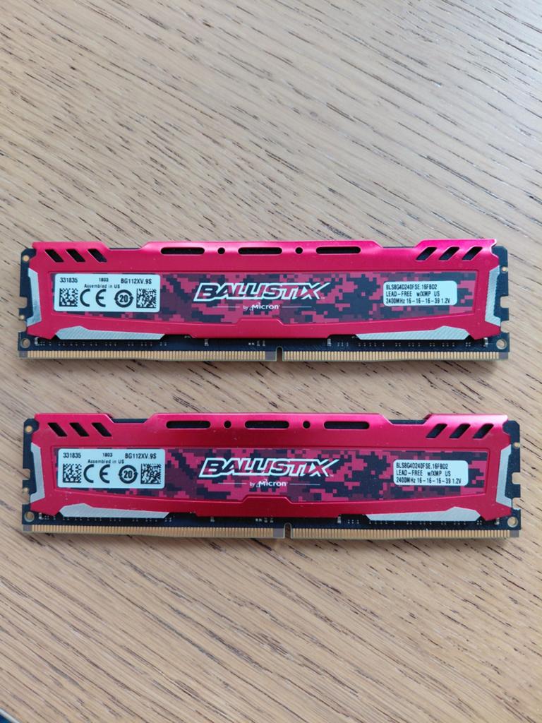 16gb ram graille 2400mhz, Enlèvement ou Envoi, DDR4