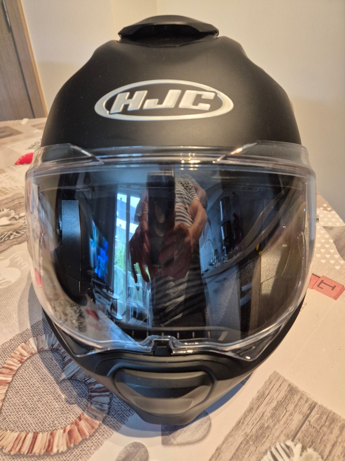 Casque modulable HJC état neuf, Motos, Vêtements | Casques de moto, Femmes, HJC, Enlèvement, Neuf, avec ticket