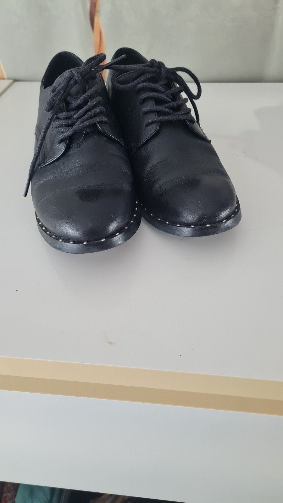 Chaussures derby Morgan cuir noir T36, Vêtements | Femmes, Chaussures, Enlèvement, Noir