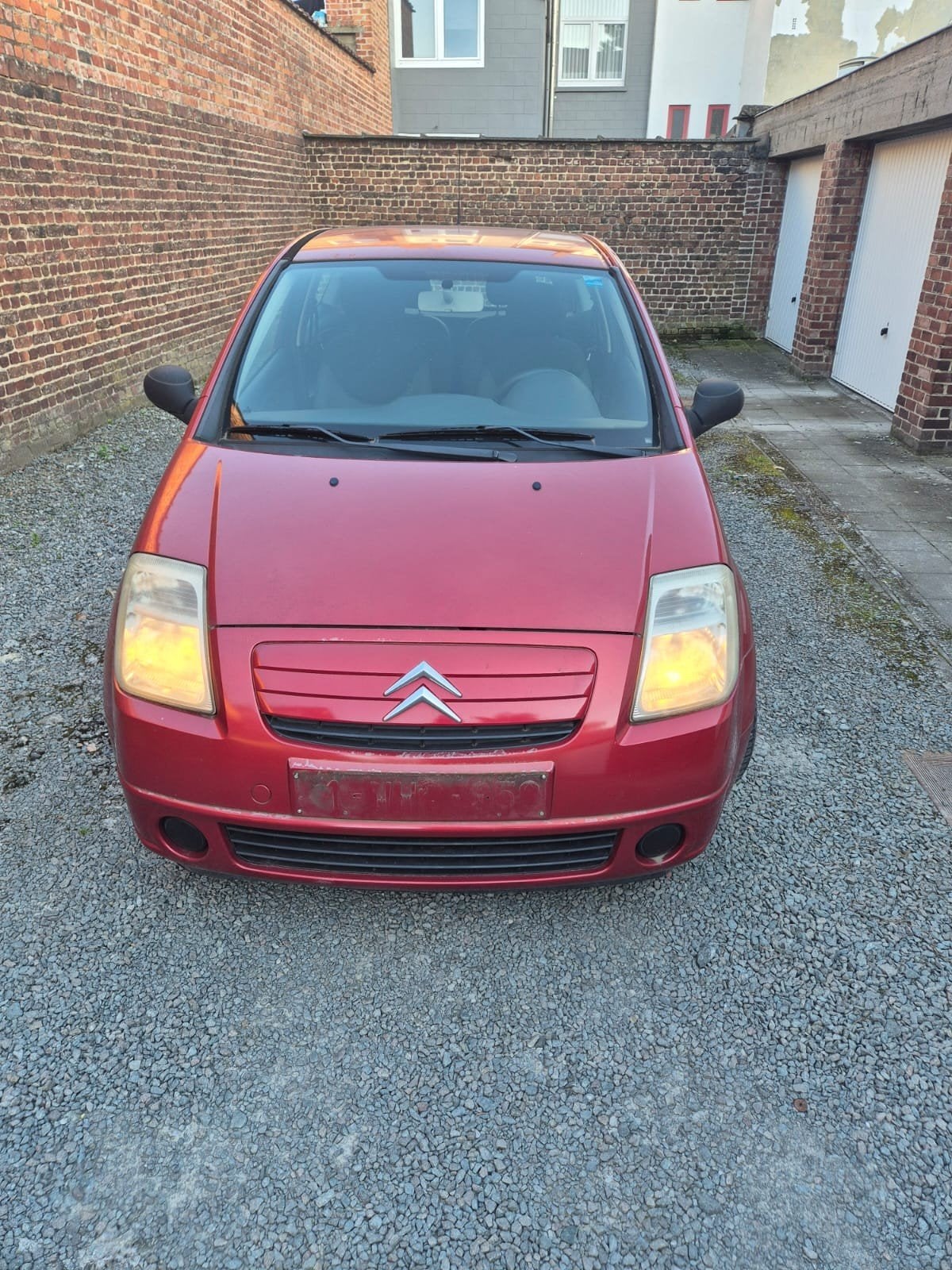 Citroën c2 essence 1.1 de .2006 compteur 120.000km PRIX FIX, Auto's, Citroën, Particulier, Rood, Handgeschakeld, Berline