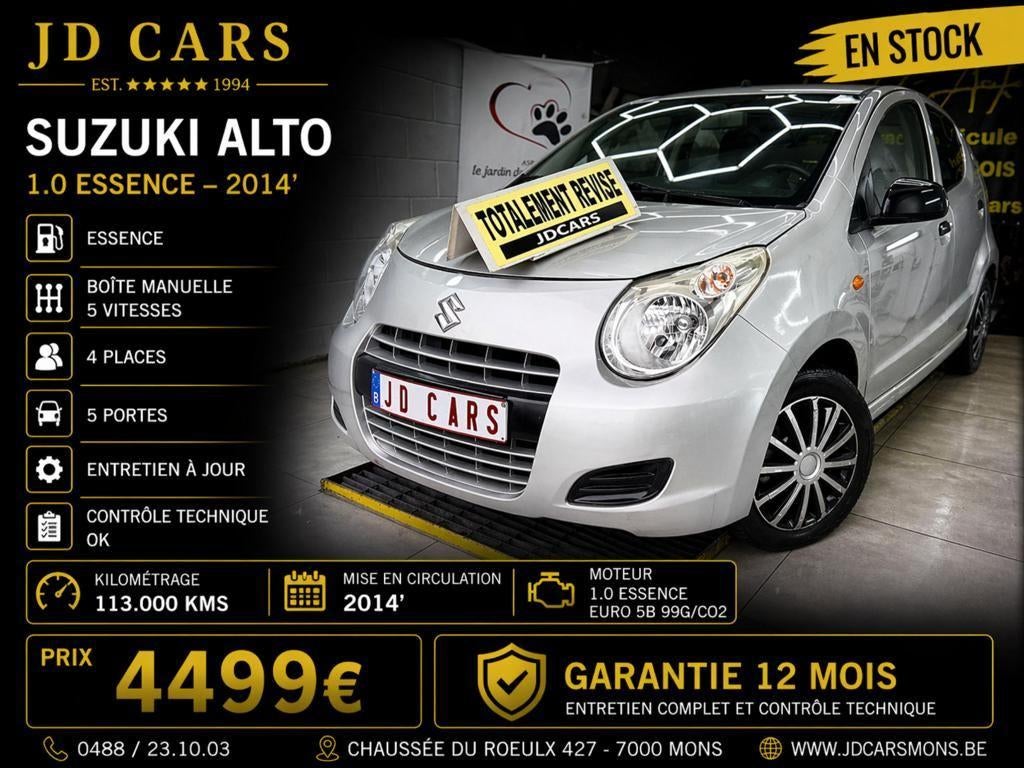 SUZUKI ALTO 1.0 ESSENCE ‼️GARANTIE 1 AN CTOK‼️, Autos, Suzuki, Achat, 50 kW, Entreprise, Garantie prolongée