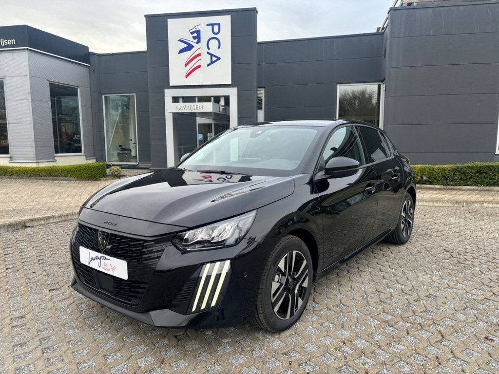 Peugeot 208 Allure Hybrid + Camera360/Navi/Keyless, Auto's, Automaat, Gebruikt, 1199 cc, Bedrijf