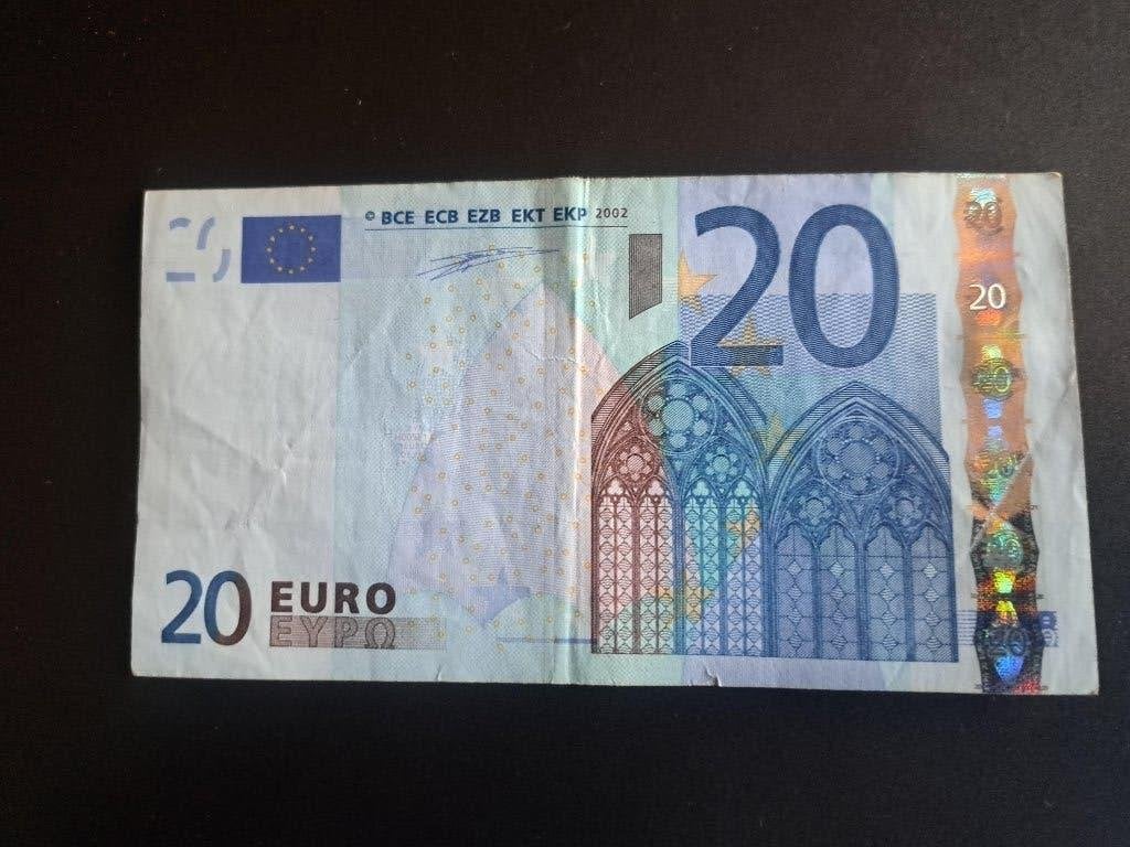 2002 Portugal 20 euro 1e serie Duisenberg code H005, Postzegels en Munten, Bankbiljetten | Europa | Eurobiljetten, Verzenden, Portugal