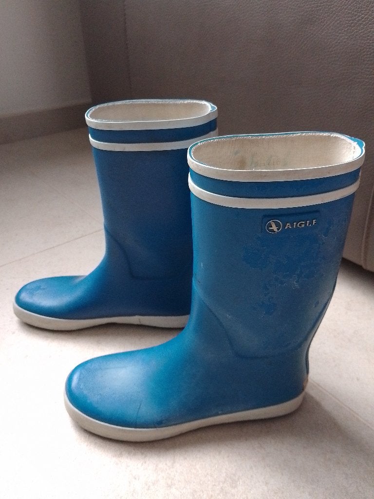 Regenlaarzen maat 35, Aigle, Enlèvement, Utilisé, Bottes