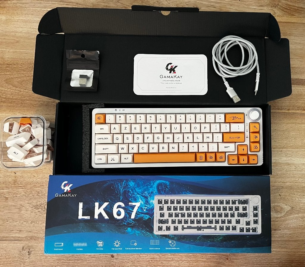 Mechanical keyboard GamaKay LK67, Ophalen, Gamakay, Gaming toetsenbord, Draadloos