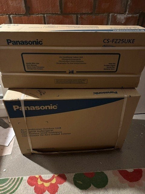 panasonic inverter split airco 2,5 kw (9000 BTU), Elektronische apparatuur, Airco's, Ophalen, Koelen en Ontvochtigen, Timer, 3 snelheden of meer