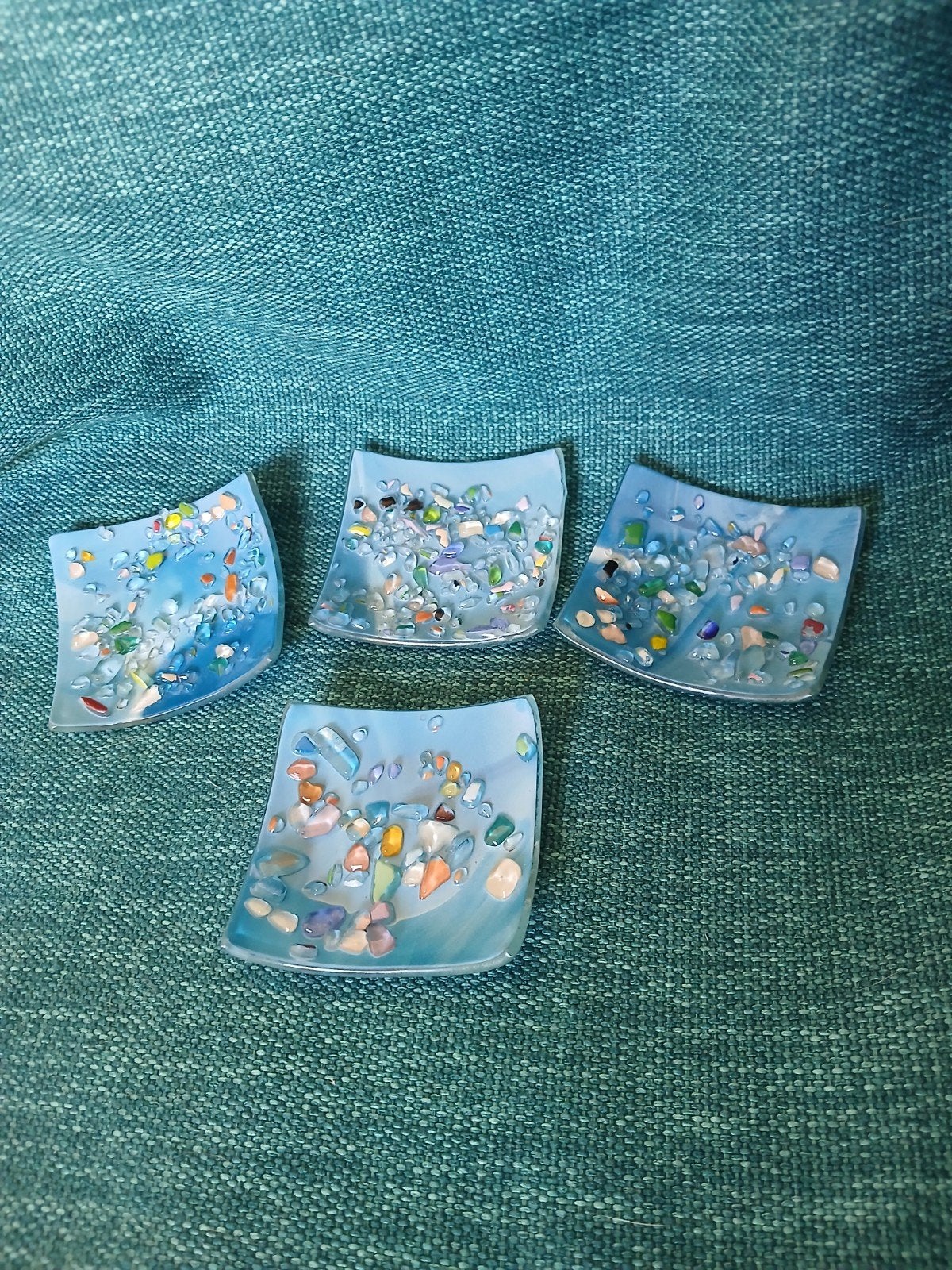 coupes decoratives (4 m )verre colore murano, Antiquités & Art, Enlèvement ou Envoi