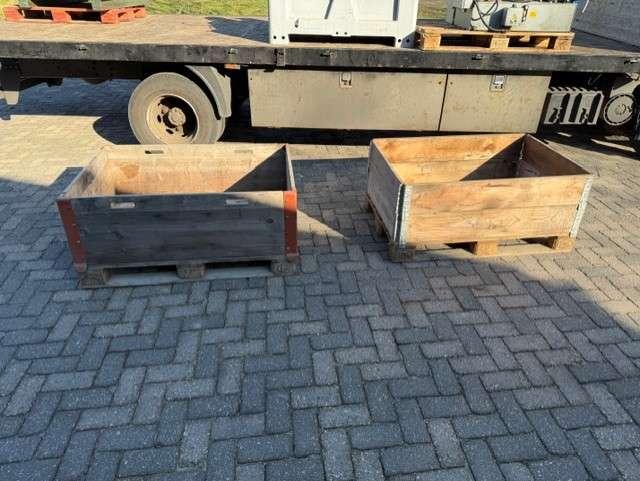 Euro pallet met opzetranden als bloembak of moestuin, 100 cm of meer, Niet ingevuld, Zo goed als nieuw, 60 cm of meer