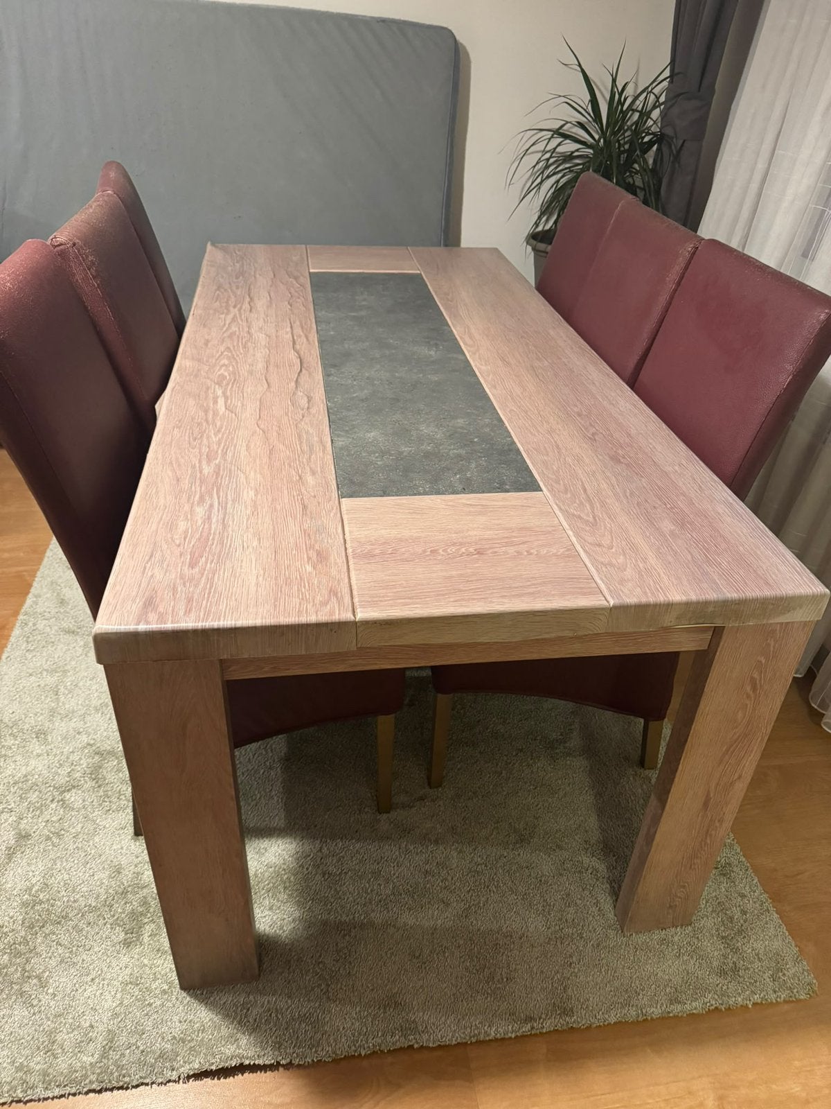 Eettafel met stoelen,TV-meubel,Zetel,, Huis en Inrichting, Ophalen of Verzenden