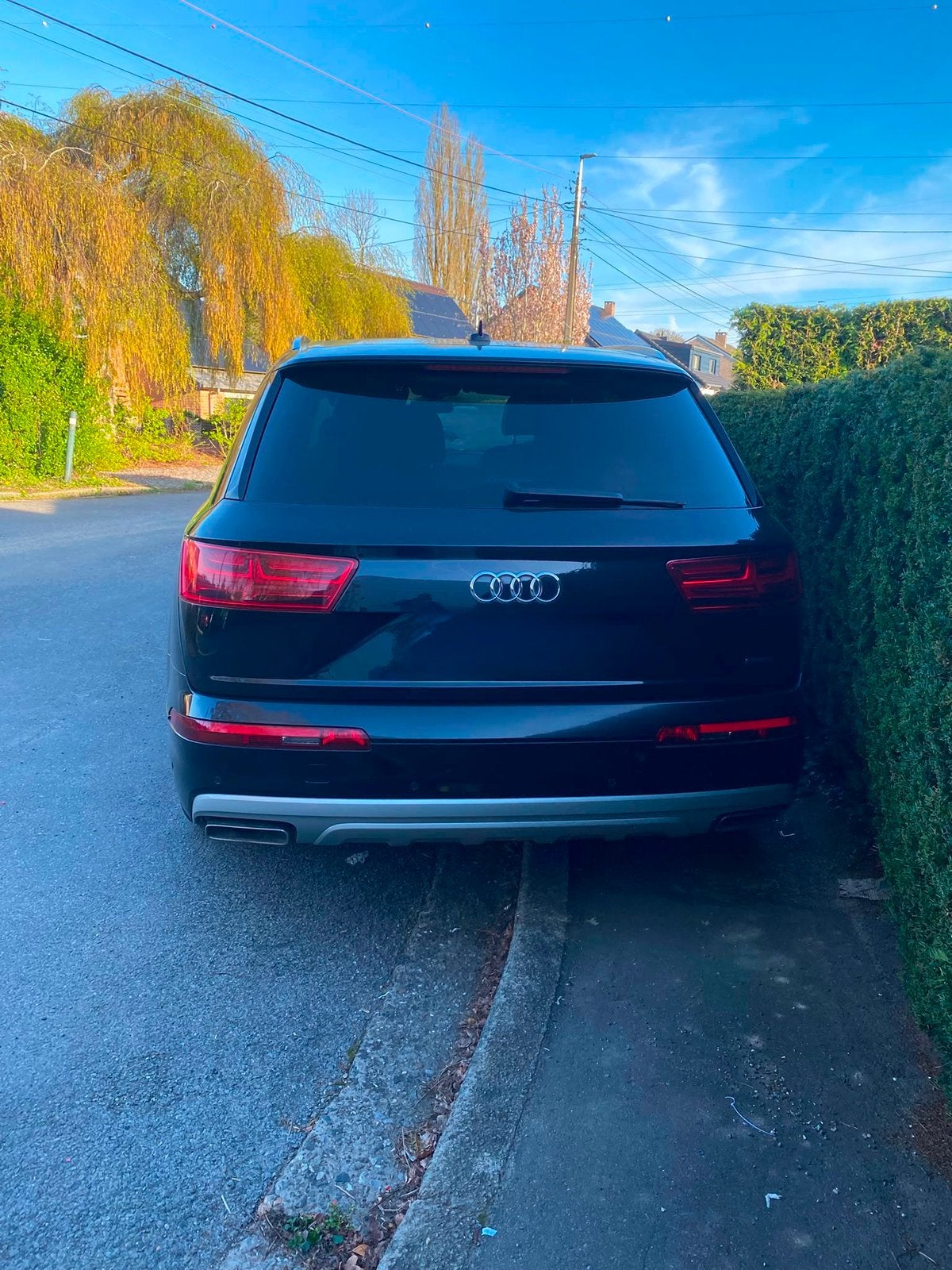 Audi Q7 2018 a vendre, Autos, Cuir, Achat, Euro 6, Noir