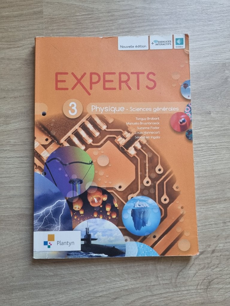 Experts 3 Physique Sciences générales (Plantyn) / A donner, Livres, Enlèvement, Utilisé, Physique