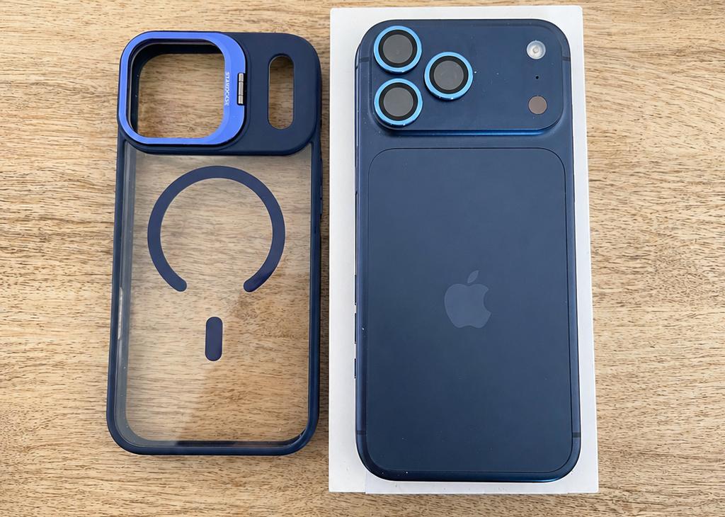 iPhone 17 Pro Max blauw marine-256 GB, Télécoms, Téléphonie mobile | Housses, Coques & Façades | Apple iPhone, Enlèvement, Comme neuf