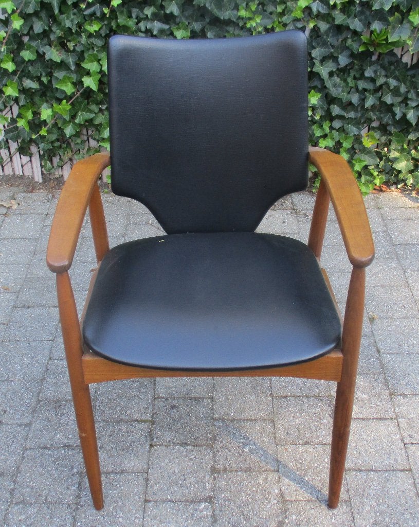 Vintage bureaustoel, Ophalen, Gebruikt, Zwart, Bureaustoel