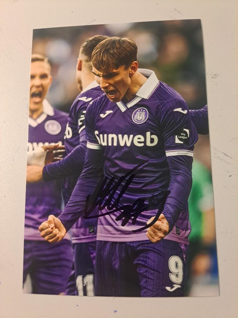 Gesigneerde foto Cvetkovic, Verzamelen, Ophalen of Verzenden, Nieuw
