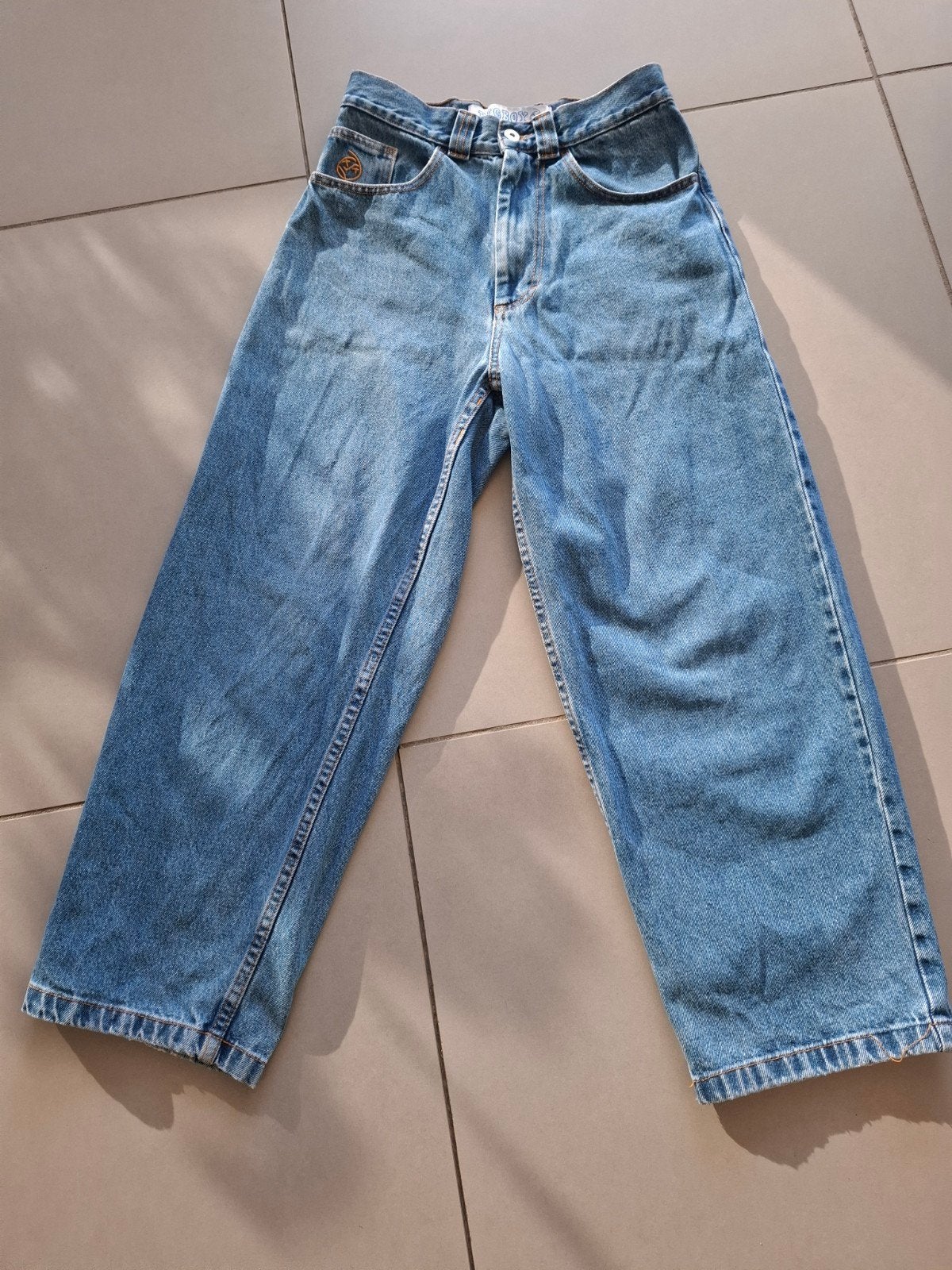 big boy polar jeans broek xxs, Ophalen of Verzenden, Zo goed als nieuw, Blauw