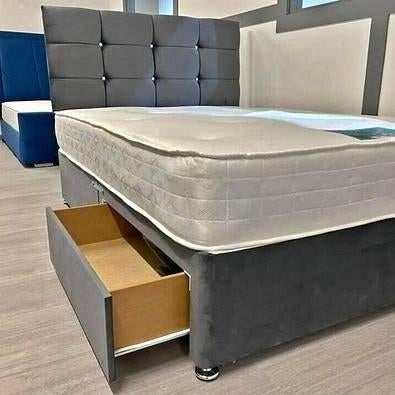 Luxe Bed met Hoofdbord – Perfect voor Elke Slaapkamer, Envoi, Noir
