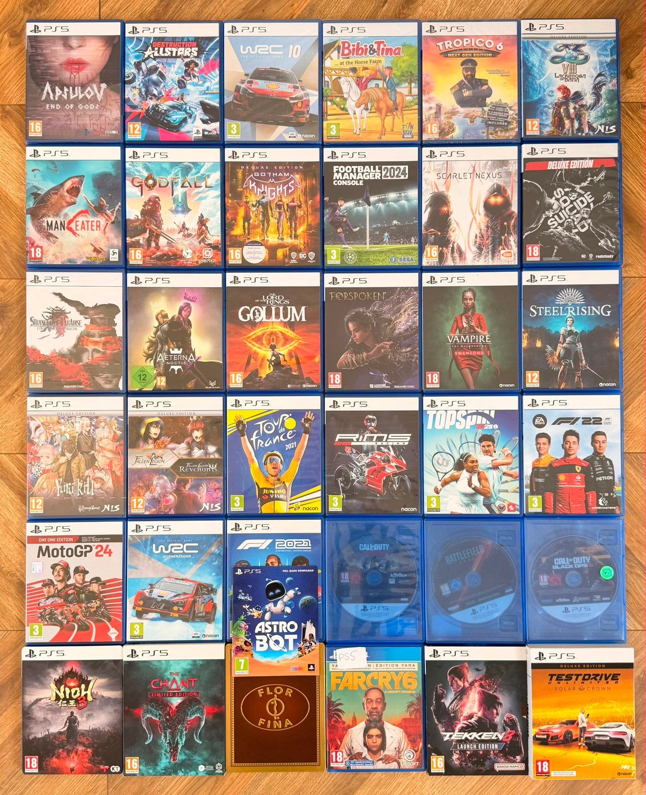 Lot de jeux PS5/PS4, Enlèvement, Comme neuf