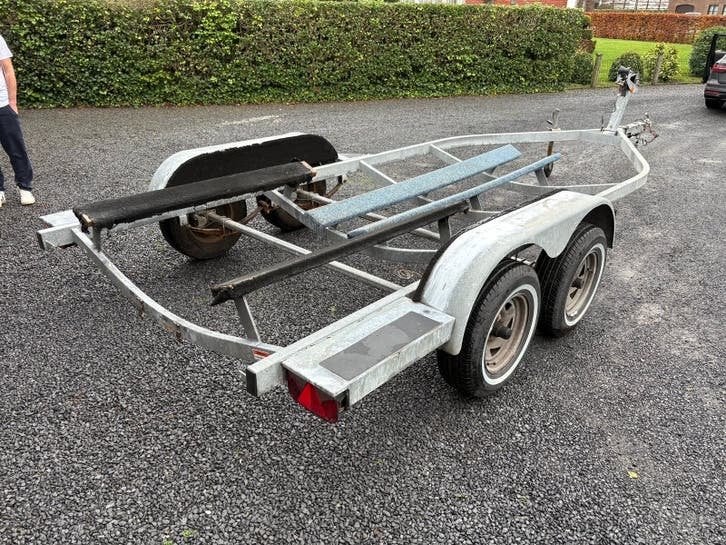 Boottrailer ca. 7meter, Watersport en Boten, Ophalen, Gebruikt