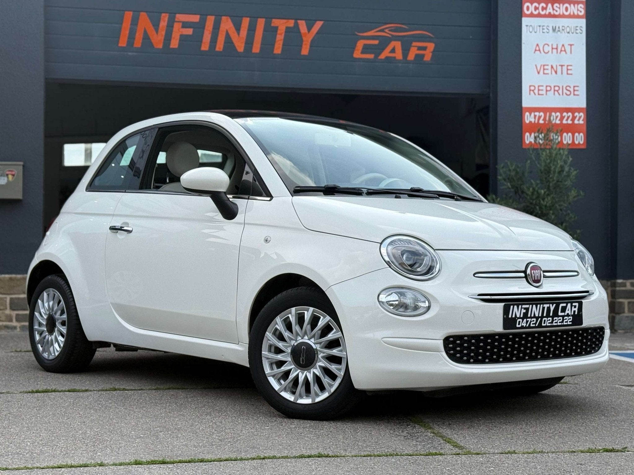 Fiat 500 500 1.2i Lounge (bj 2019), Auto's, Voorwielaandrijving, Stof, Gebruikt, 4 cilinders