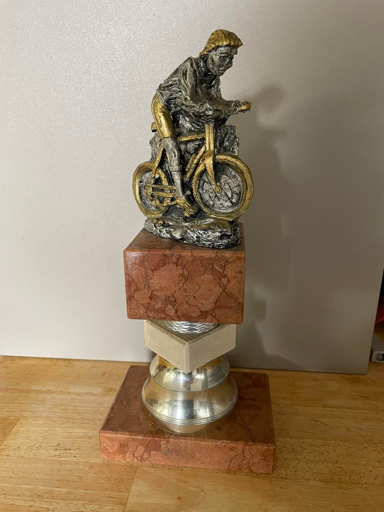 Grote trofee wielrennen, Verzamelen, Sportartikelen en Voetbal, Ophalen of Verzenden, Zo goed als nieuw