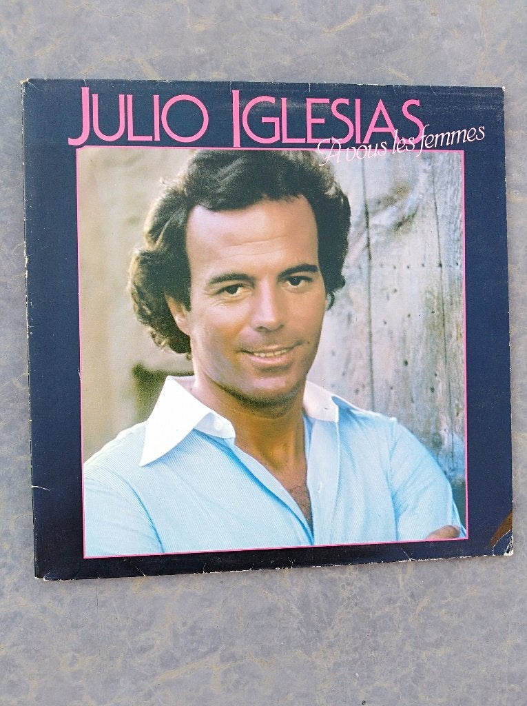 JULIO IGLESIAS: LP "A vous les femmes", LP, Enlèvement ou Envoi, Pop, Pochette photo