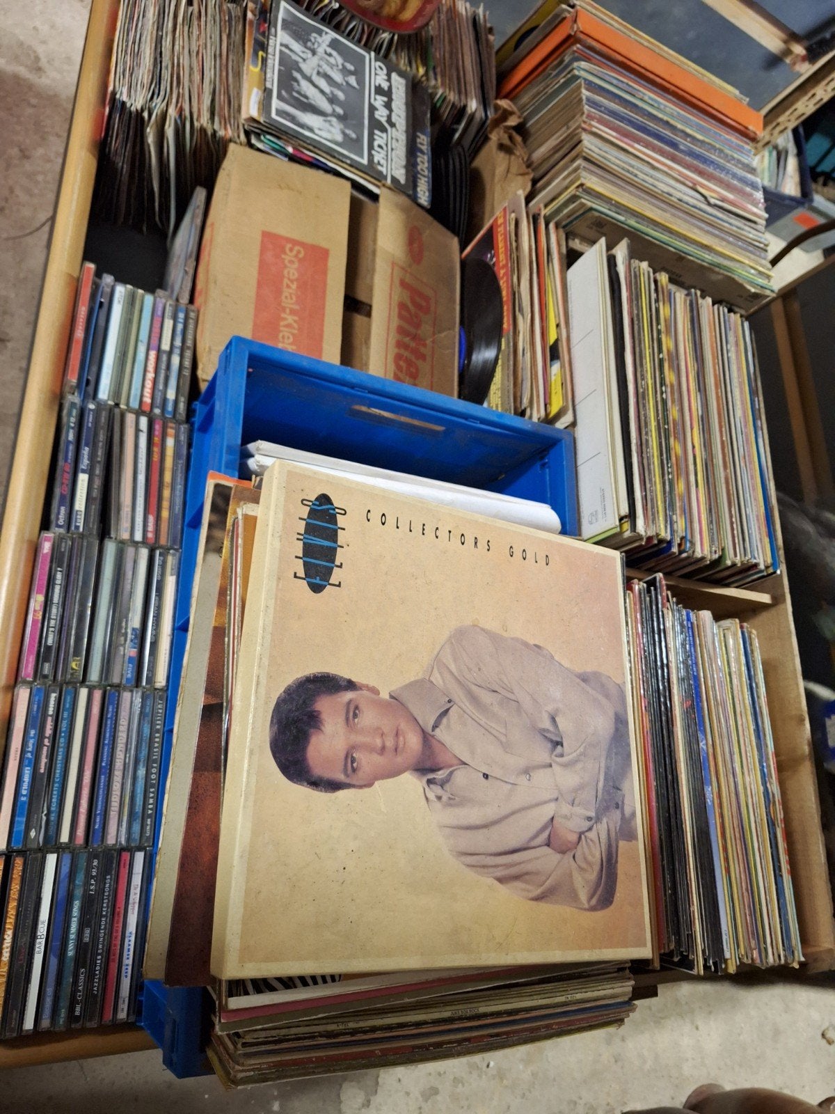lp's en singels, Ophalen