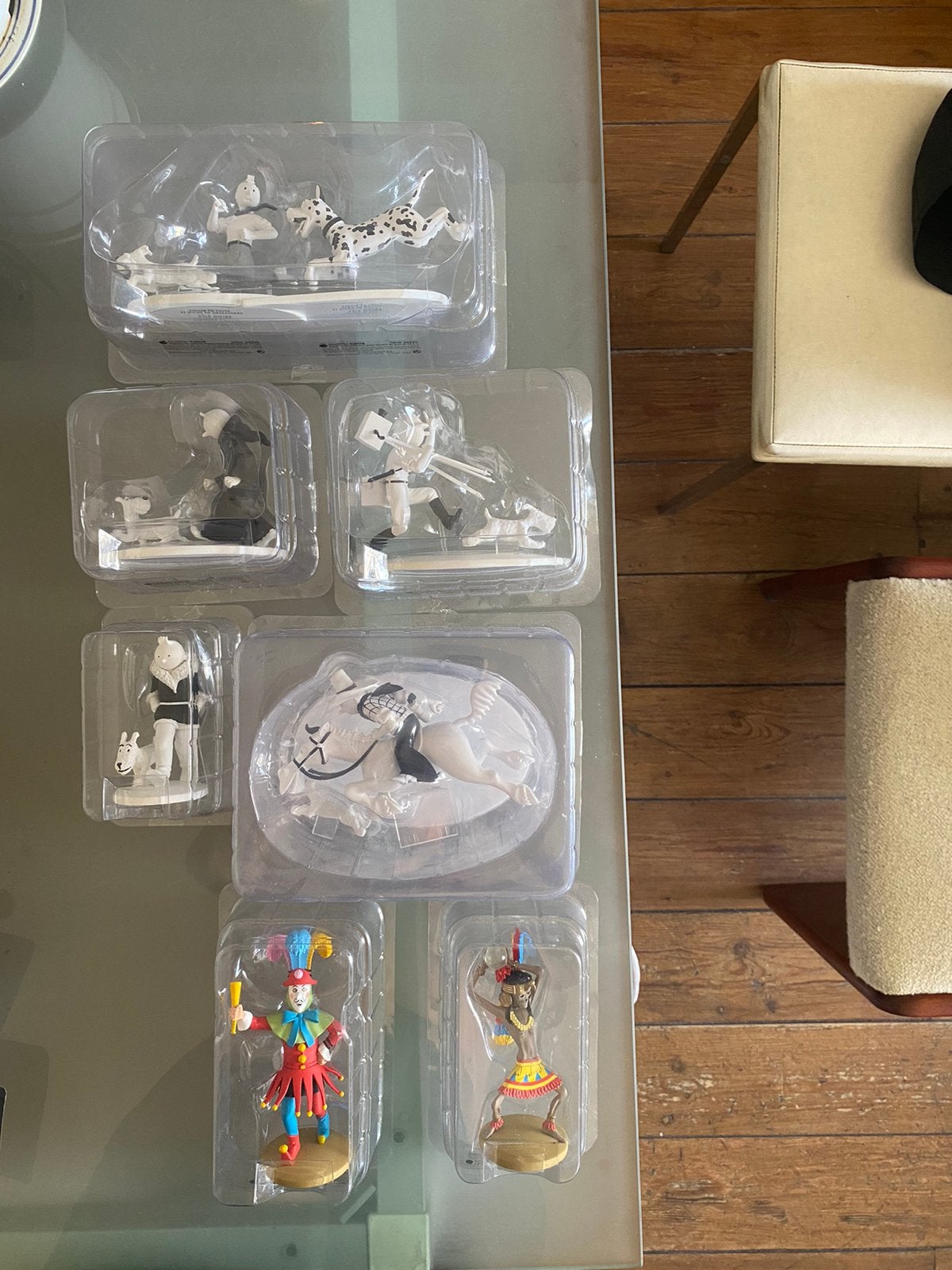 Figurines tintins, Hobby en Vrije tijd, Kralen en Sieraden maken, Ophalen, Zo goed als nieuw