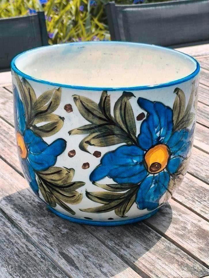 Keramieken bloempot/planter, Ophalen of Verzenden