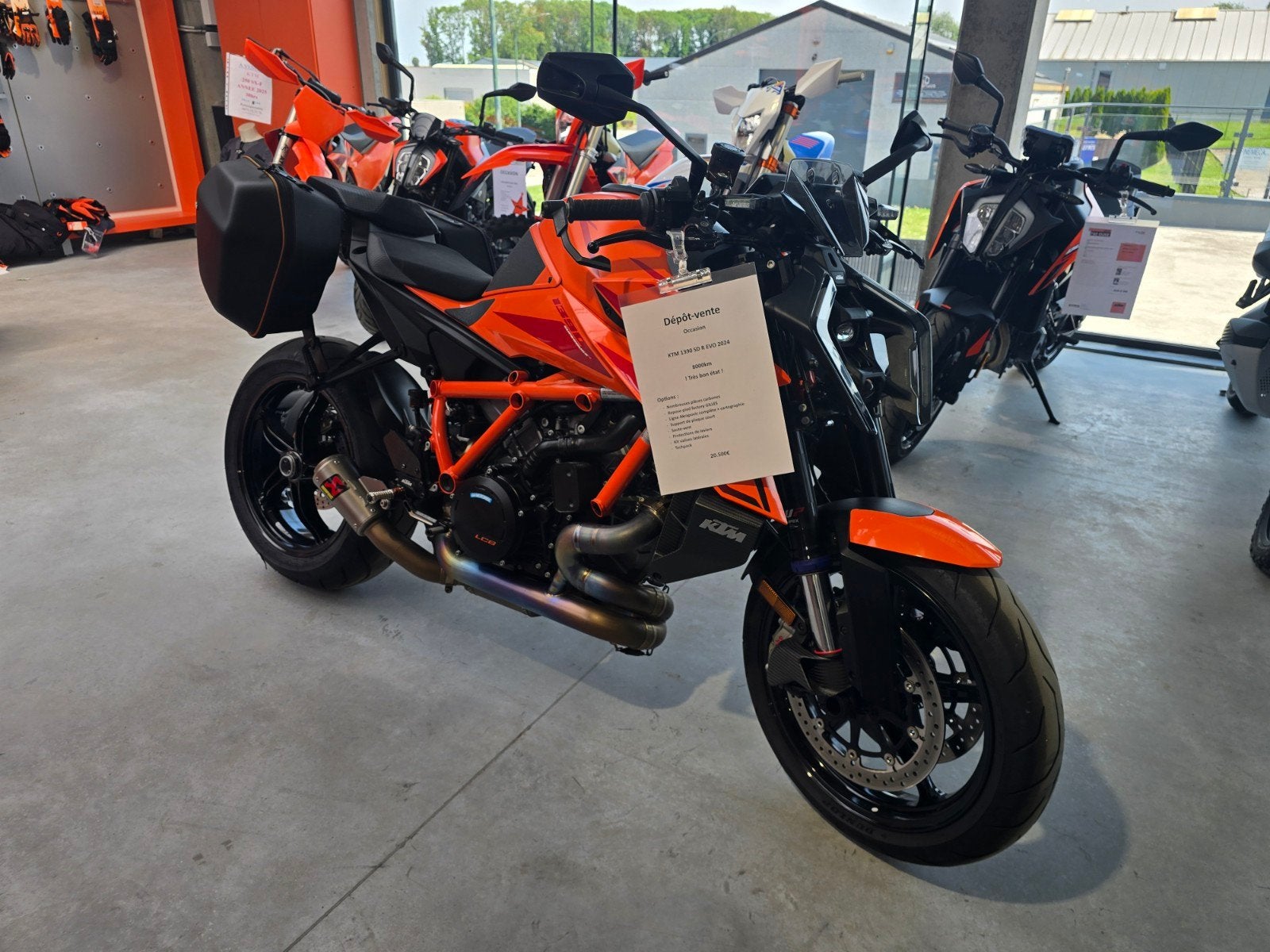 Ktm superduke R 1390 evo s, Particulier, Poignées chauffantes