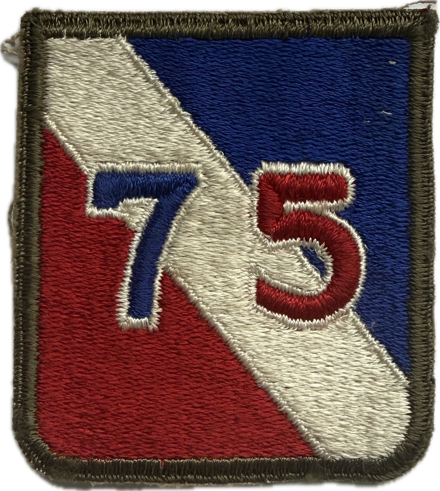 US ww2 patxh 75th Infantry Division (1), Ophalen of Verzenden