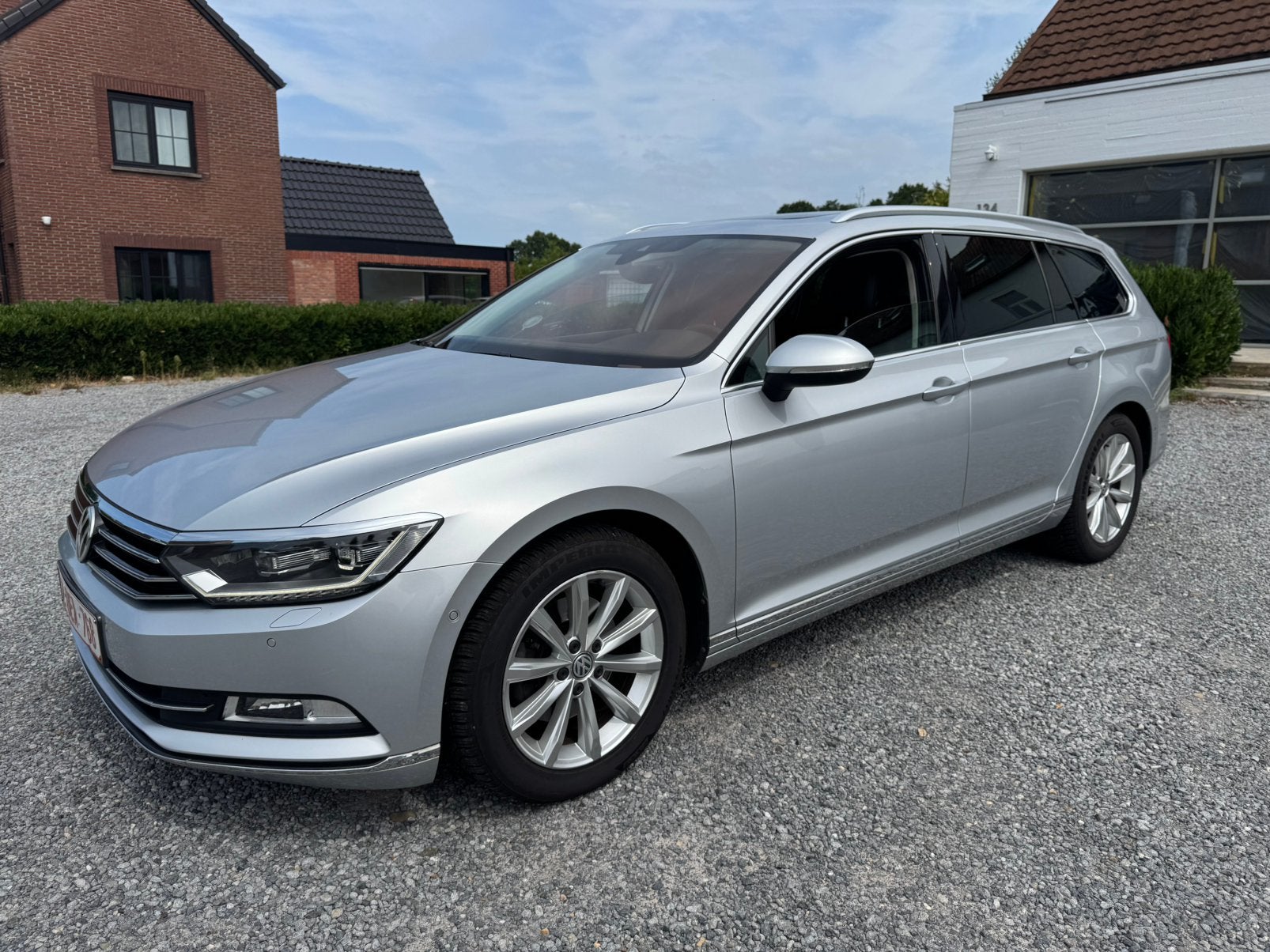 VW PASSAT 20 TDI BREAK HIGHLINE 150 PK. PANORAMA DAK LEDER, Autos, Cuir, Argent ou Gris, 5 portes, Automatique