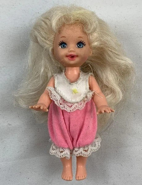 Barbie badplezier Shelly Bathtime Fun Kelly pop zusje, Verzenden, Zo goed als nieuw, Barbie