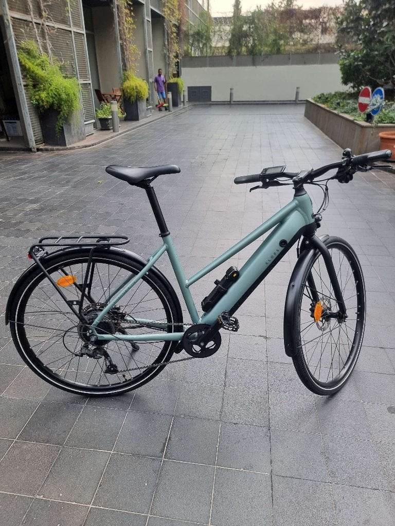Decathlon Elops LD 500 E elektrische fiets - laag frame, Zo goed als nieuw, 47 tot 51 cm, 50 km per accu of meer, Ophalen