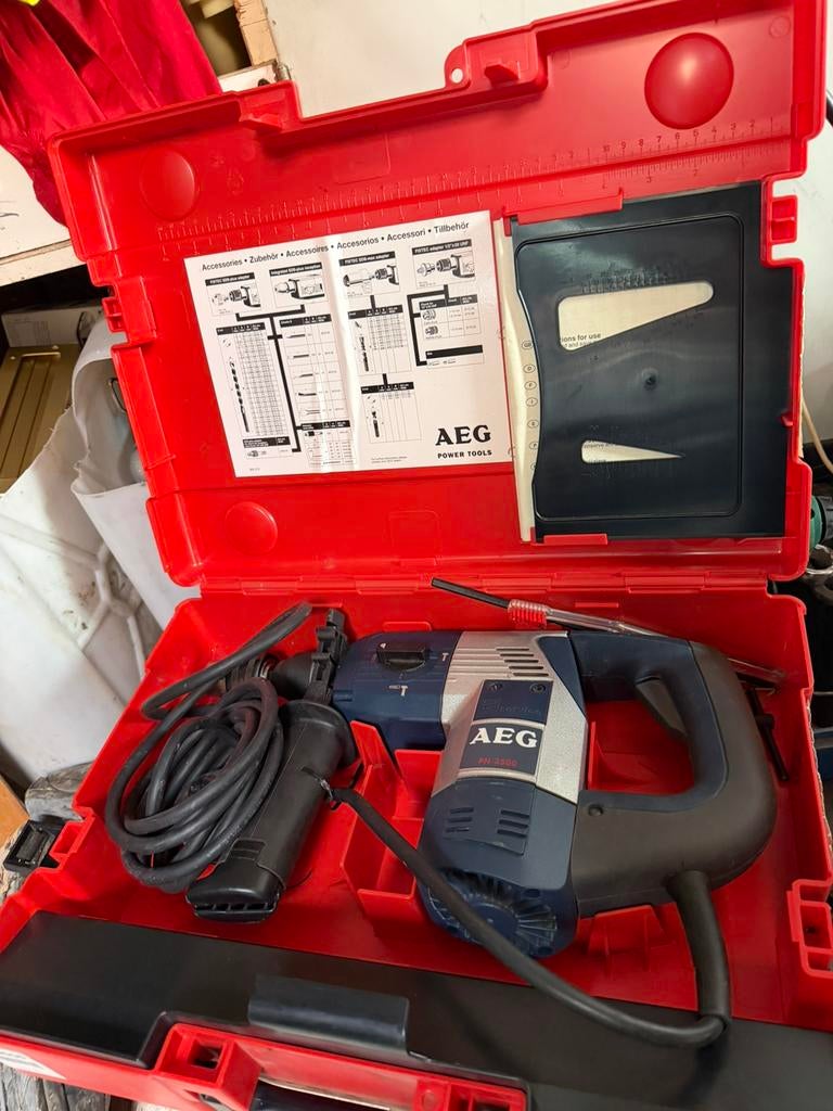 Foreuse-burineur aeg pn3500, Bricolage & Construction, Enlèvement, Comme neuf