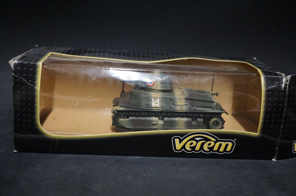 Verem / Solido Somua S35 tank - 1/50 - TOP, Hobby en Vrije tijd, Ophalen of Verzenden