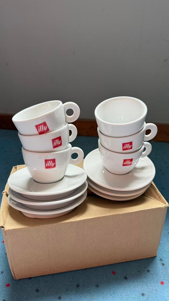 Illy tassen, Verzamelen, Ophalen, Nieuw, Porselein, Kop en/of schotel