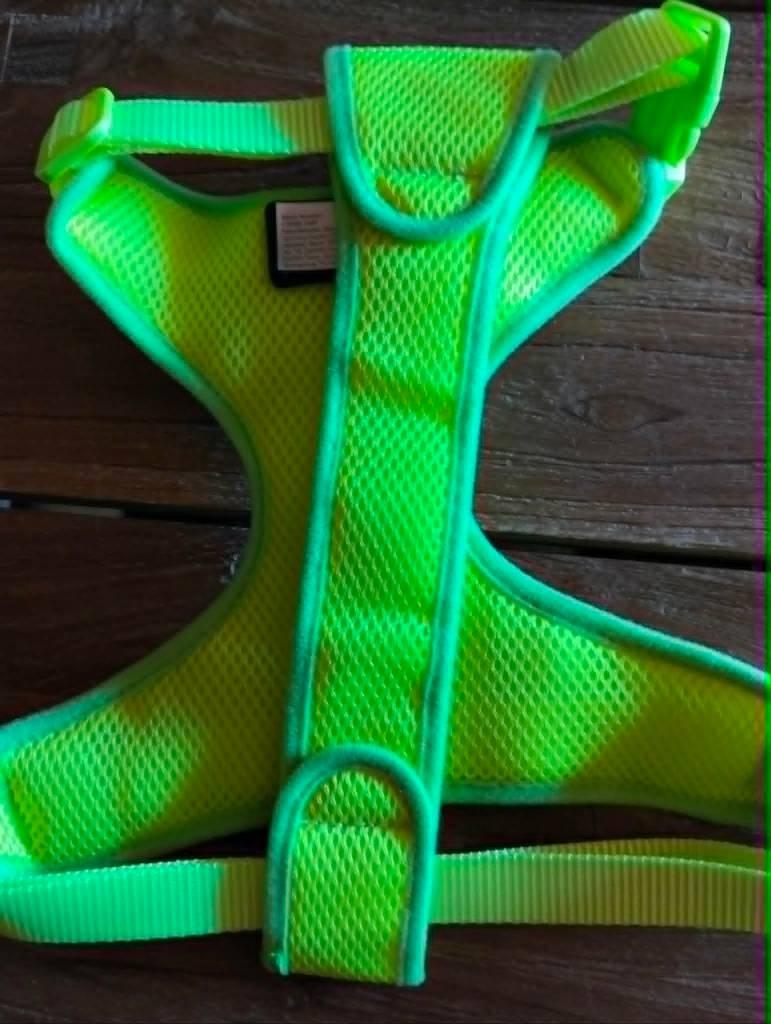 fluo honden harnasje (tuigje) MEDIUM lichtgevend NIEUW, Ophalen of Verzenden