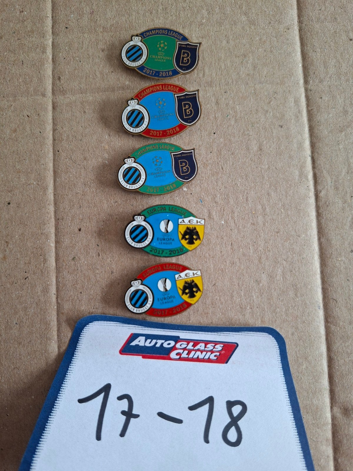 Club Brugge Europese wedstrijdpins 2017-2018, Verzamelen, Automerken, Motoren en Formule 1, Ophalen of Verzenden