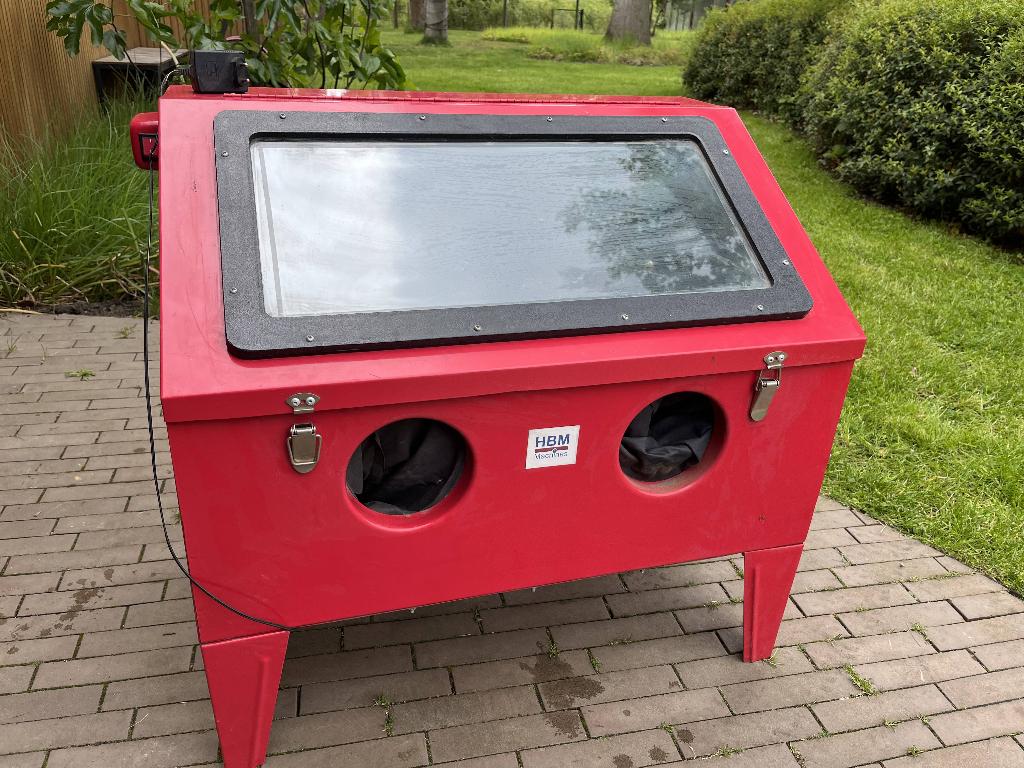 zandstraalcabine, Doe-het-zelf en Bouw, Ophalen, Gebruikt