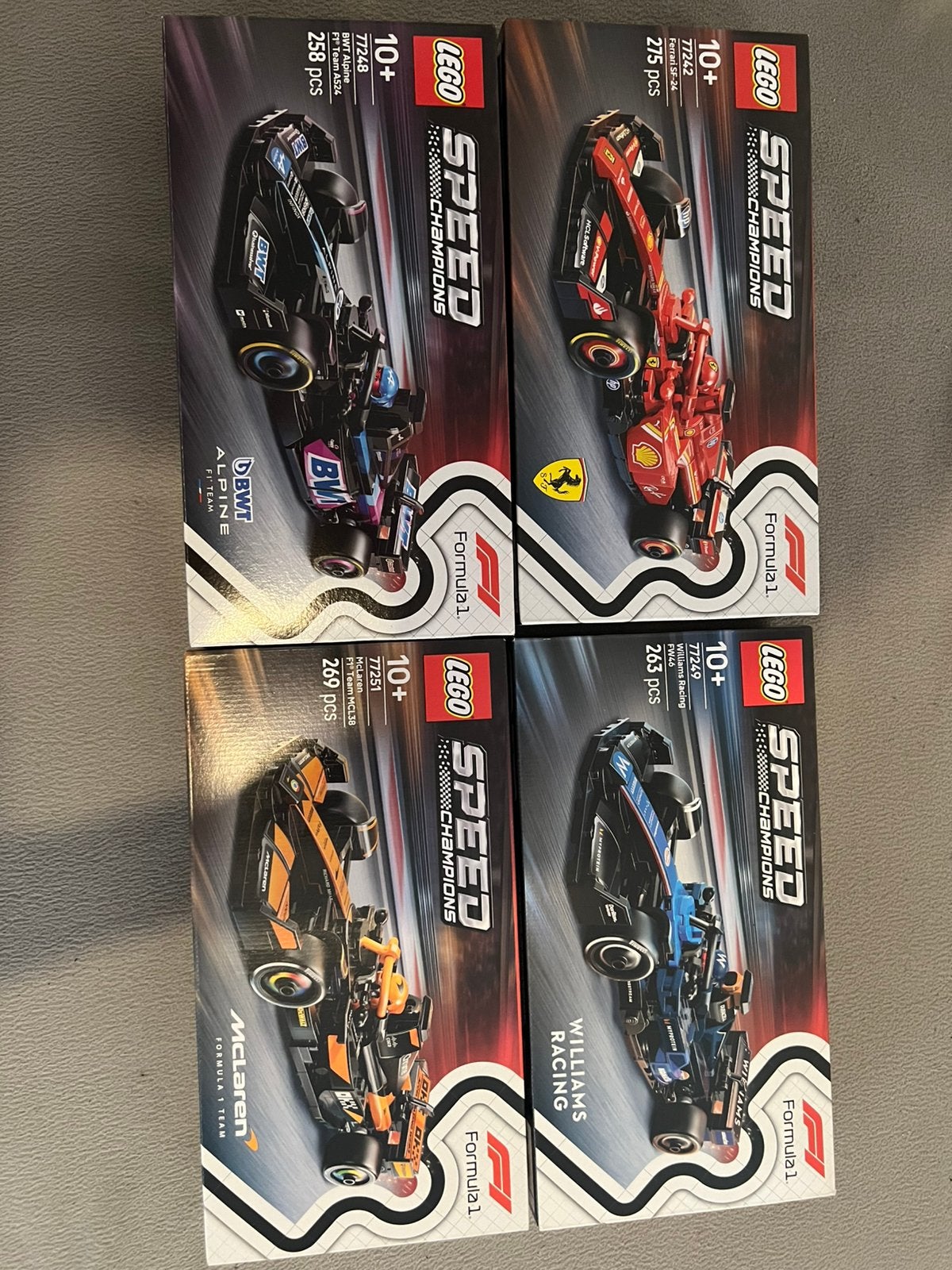 Formule 1 lego set’s, Verzamelen, Transformers, Ophalen, Zo goed als nieuw