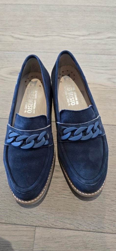 Blauwe loafers Mephisto, Kleding | Dames, Schoenen met lage hakken, Mephisto, Blauw, Ophalen of Verzenden