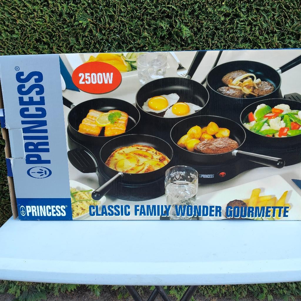 Gourmet stel met 6 pannetjes, Elektronische apparatuur, Gourmetstellen, Ophalen, Gebruikt, 4 t/m 7 personen